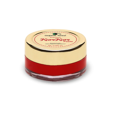 Organic Netra Sindoor/Kumkum Paste | Waterproof Long lasting, Smudge Proof Sindoor | Pure and Natural Deep Red Colour, Long lasting | Enriched with Natural and Organic Ingredients -8gm